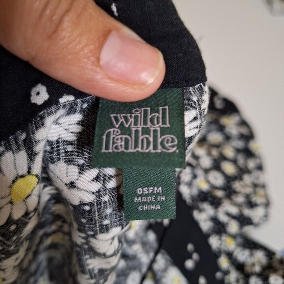 Daisy Print Long Kimono Cardigan‎ Duster Boho Hippie Beachy OS - Picture 3 of 8